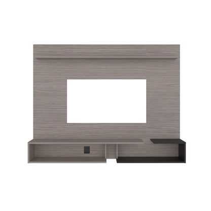 Desa 65" TV Stand with 5 Open Shelves, Modern Media Console for Living Room Entertainment Storage