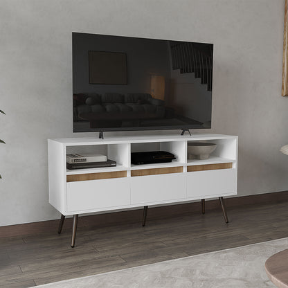 Aranjuez 47" Wide Tv Stand with Three Drawers, Three Open Shelves,  Living Room, Tv Room