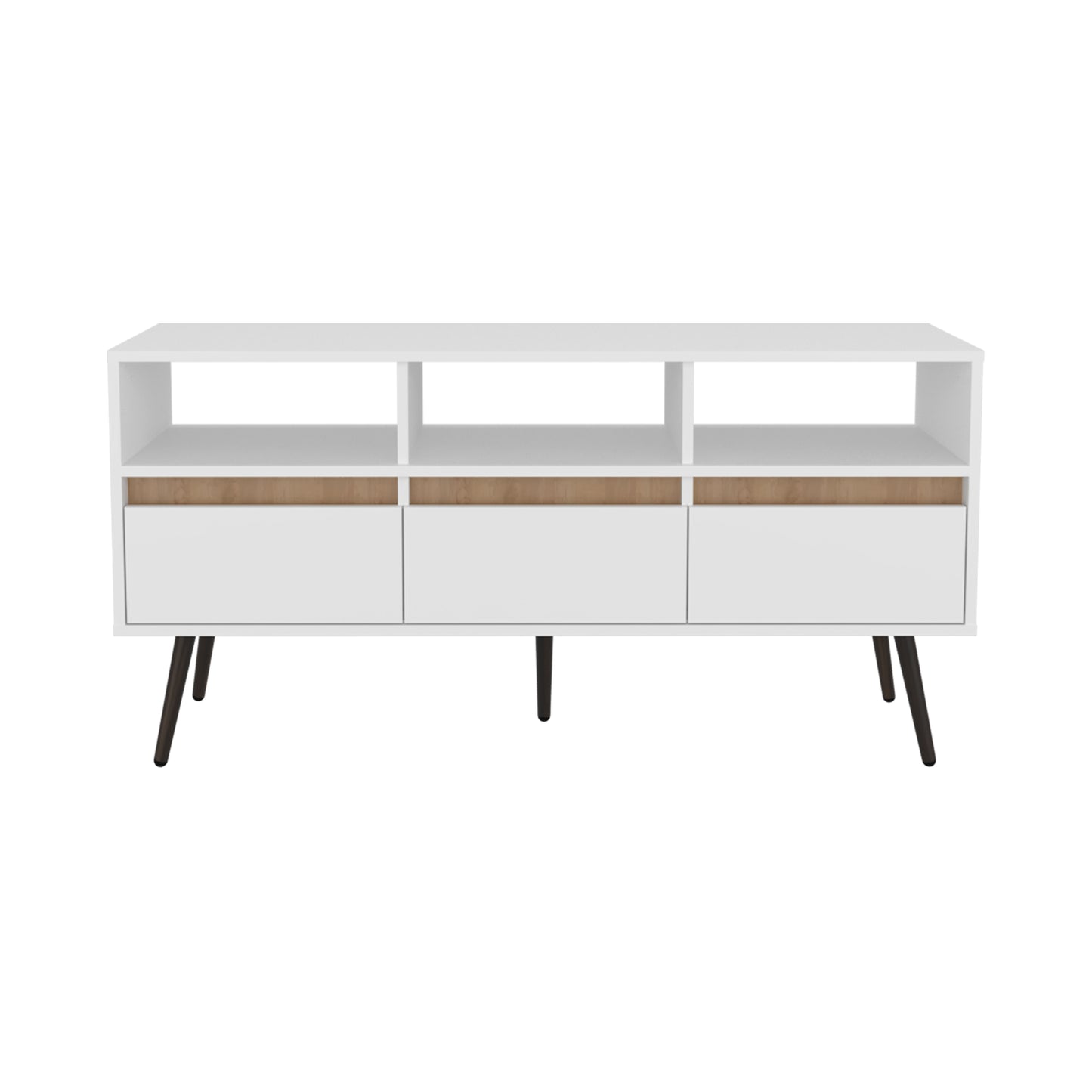 Aranjuez 47" Wide Tv Stand with Three Drawers, Three Open Shelves,  Living Room, Tv Room