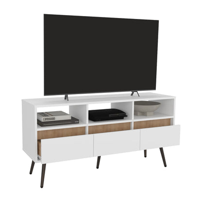 Aranjuez 47" Wide Tv Stand with Three Drawers, Three Open Shelves,  Living Room, Tv Room