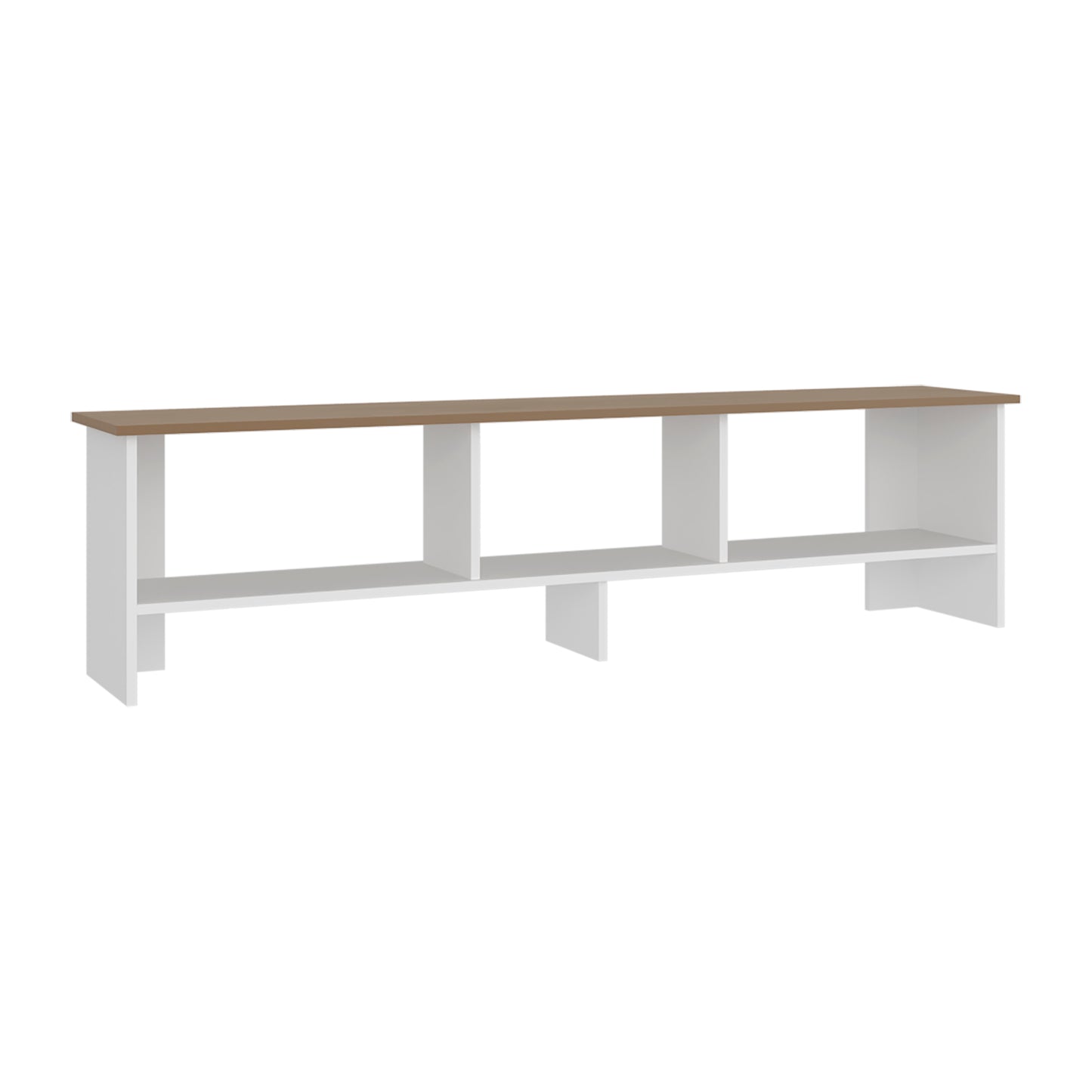 Belga 65" TV Stand with 4 Open Shelves, Modern Media Console for Living Room Entertainment Storage