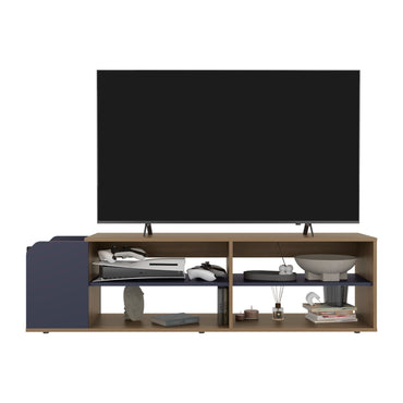 Solene TV Stand with Open Shelves For Various Modern Storage, Media Console for Living Room