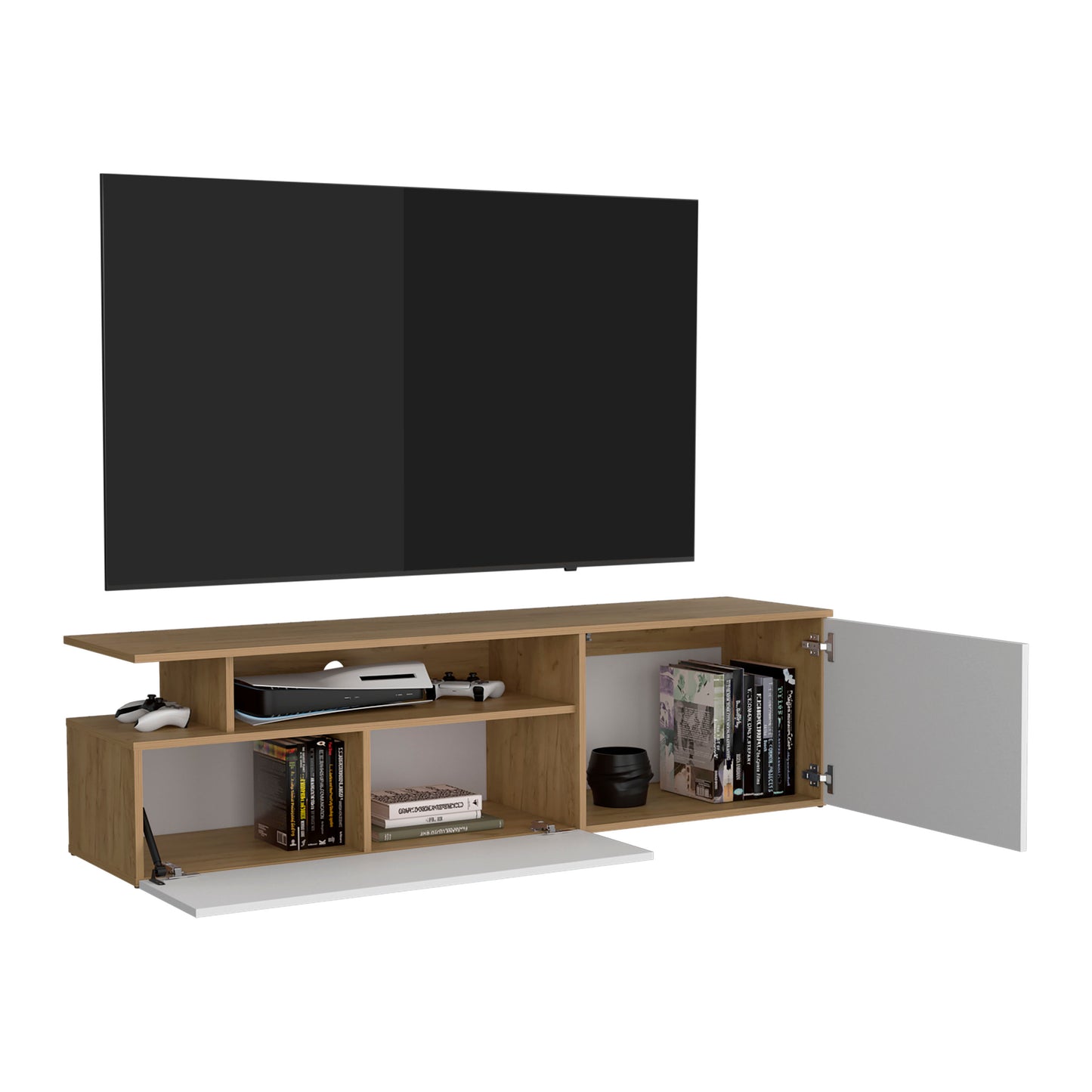 Floating Tv Stand Selma 63" Wide, TV Rack for Living Room