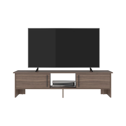 Dago 65" TV Stand with 4 Open Shelves, 2 Doors, Modern Media Console for Living Room Entertainment Storage