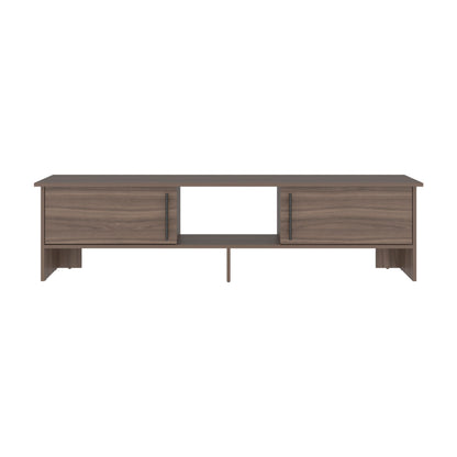 Dago 65" TV Stand with 4 Open Shelves, 2 Doors, Modern Media Console for Living Room Entertainment Storage