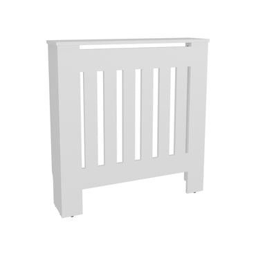 Radiator Cover Linn With Cabinet and Slatted Panel, Modern Home Furniture for Heating Units, Ventilated Decorative Enclosure
