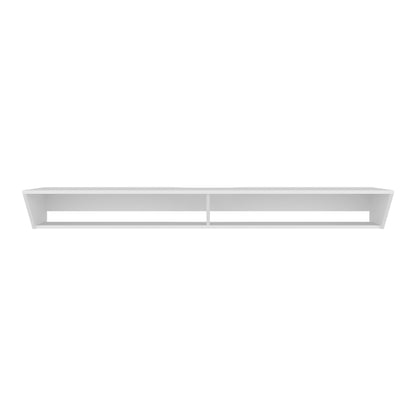Russel 65" TV Stand with 3 Open Shelves, Modern Media Console for Living Room Entertainment Storage
