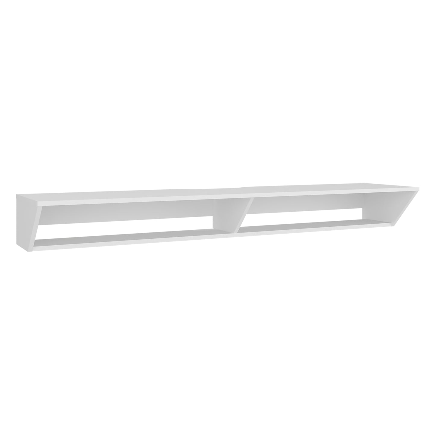 Russel 65" TV Stand with 3 Open Shelves, Modern Media Console for Living Room Entertainment Storage