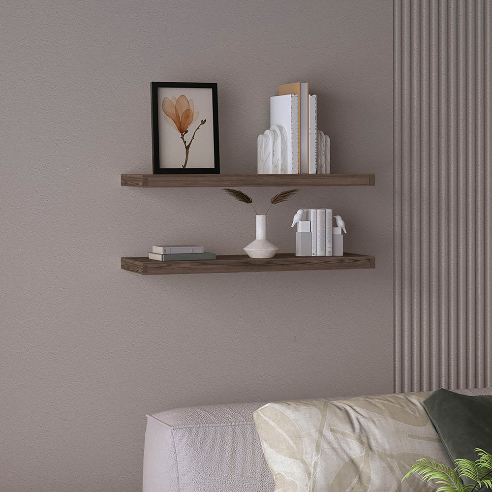 Ecco 31.5" Wide Floating Shelves  Set of 2