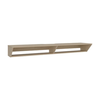 Russel 65" TV Stand with 3 Open Shelves, Modern Media Console for Living Room Entertainment Storage