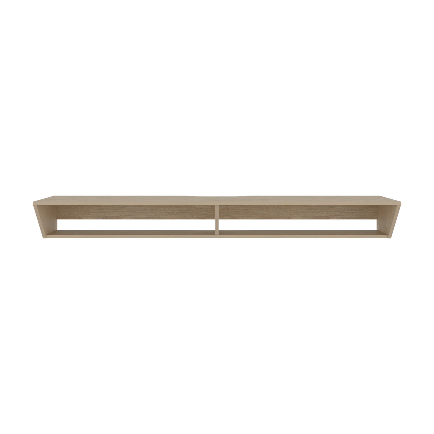 Russel 65" TV Stand with 3 Open Shelves, Modern Media Console for Living Room Entertainment Storage