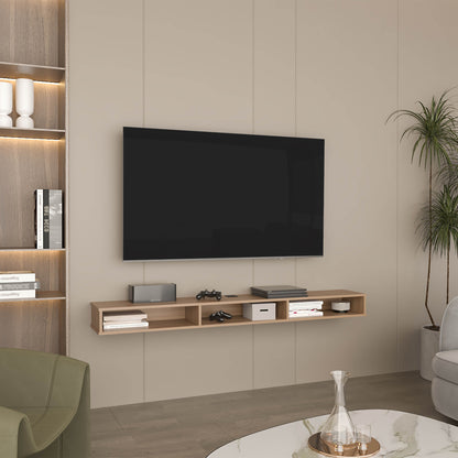 Floating Tv Stand Luft 71" Wide with three shelves