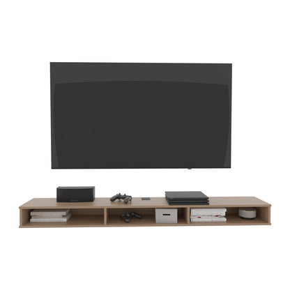 Floating Tv Stand Luft 71" Wide with three shelves