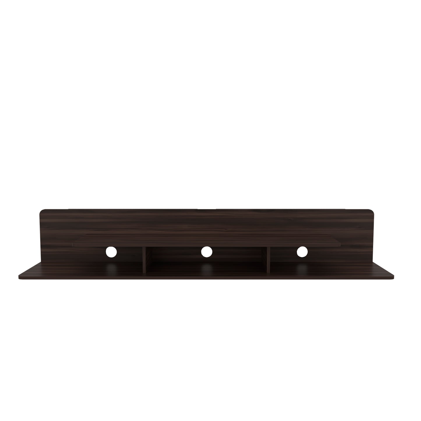 Marquis Floating TV Stand with Open Shelves, Modern Media Console for Living Room or Entertainment Area