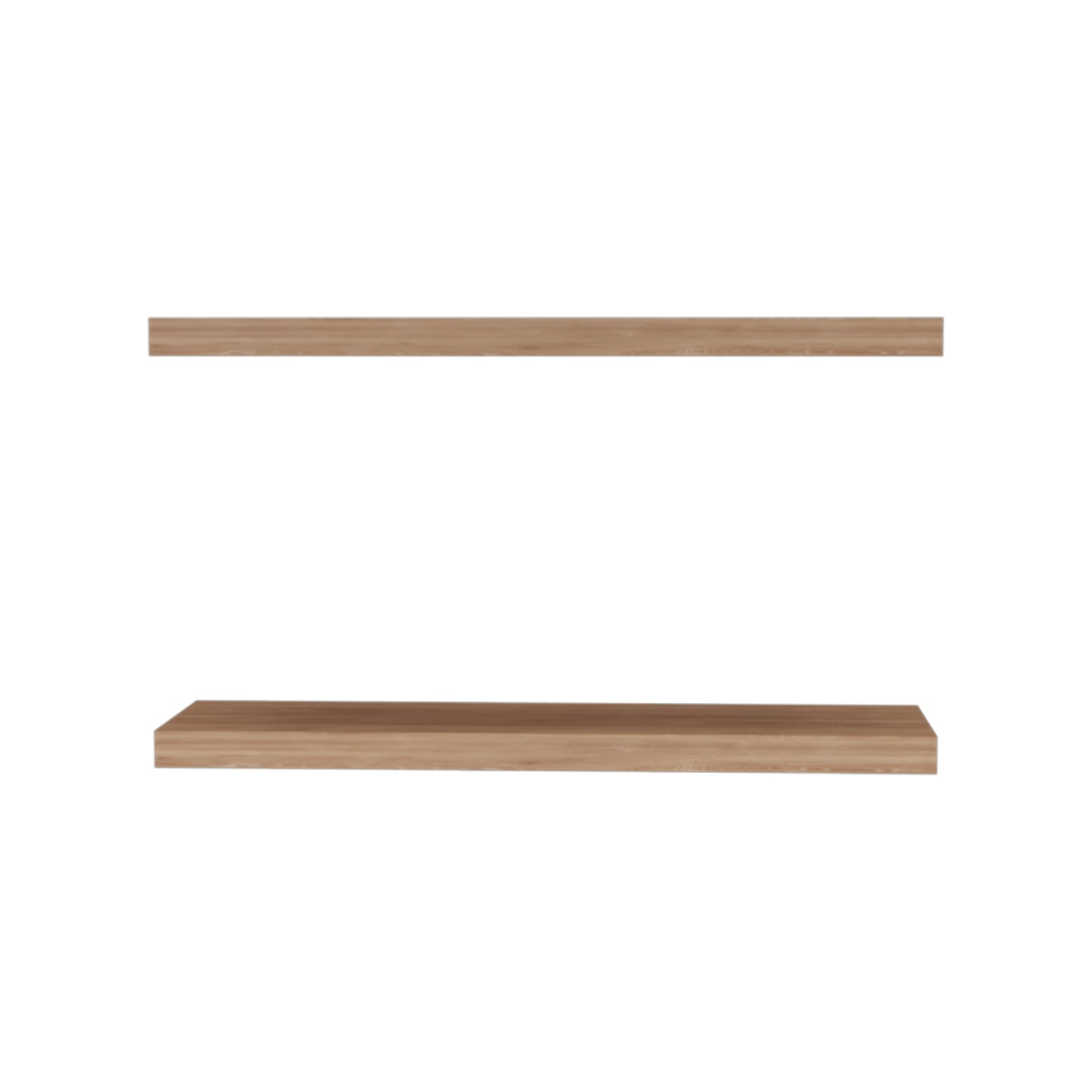 TUHOME Ecco 31.5-Inch Floating Shelves Set of Two with Hidden Brackets, Modern Wall-Mounted Shelves for Bedroom, Bathroom or Living Room Décor, Minimalist Display and Storage Solution for Books, Photos and Accessories