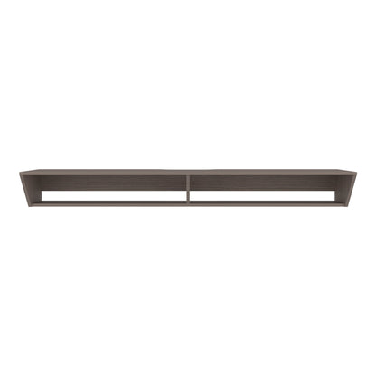 Russel 65" TV Stand with 3 Open Shelves, Modern Media Console for Living Room Entertainment Storage