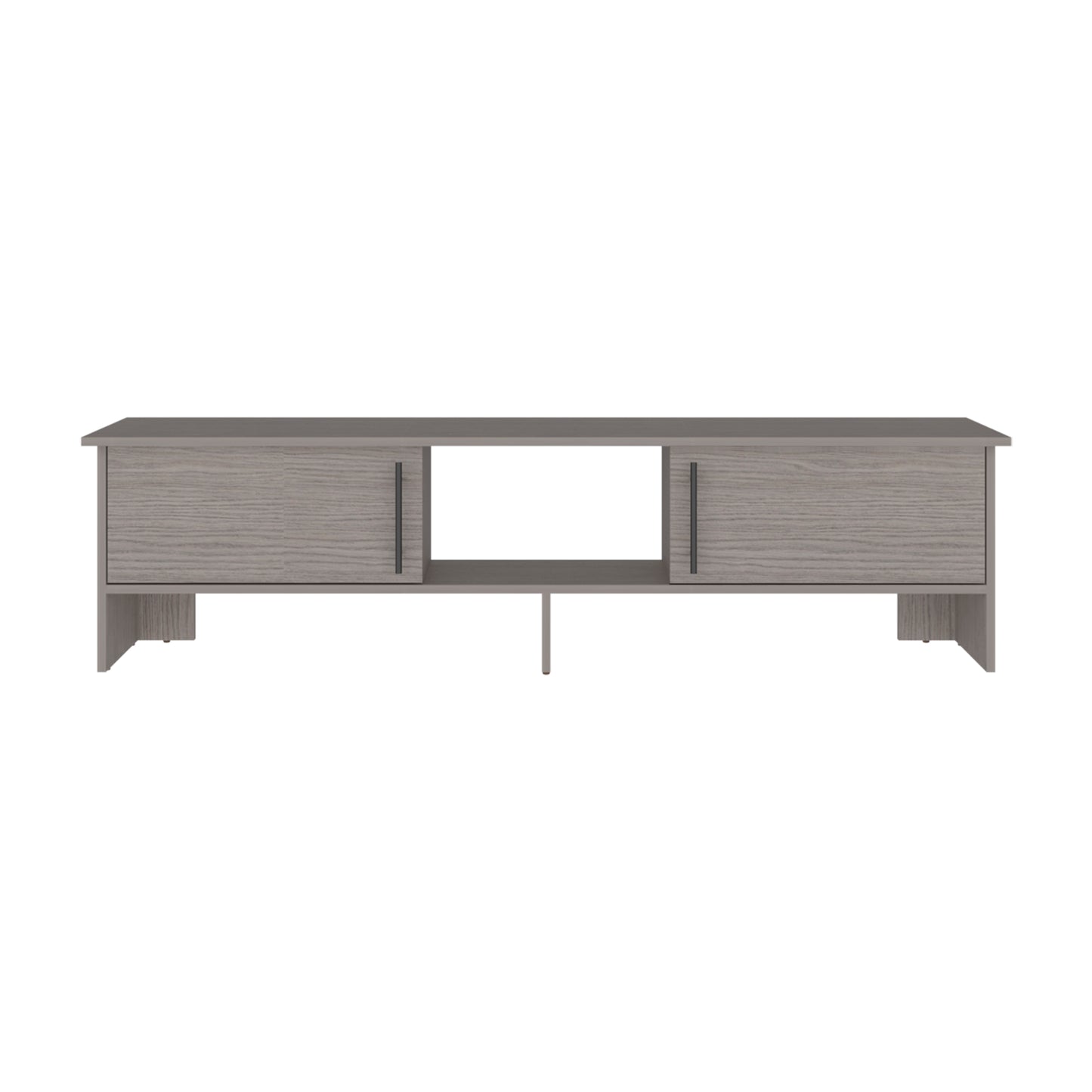 Dago 65" TV Stand with 4 Open Shelves, 2 Doors, Modern Media Console for Living Room Entertainment Storage