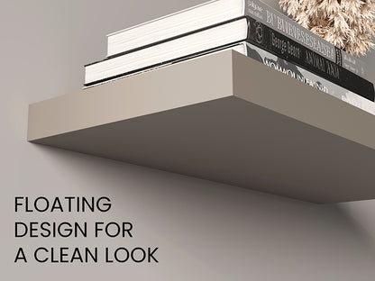 Ecco 31.5" Wide Floating Shelves Set Of 2, Shelves For Wall Decor For Bedroom, Bathroom Storage Shelves, Book Shelves For Living Room