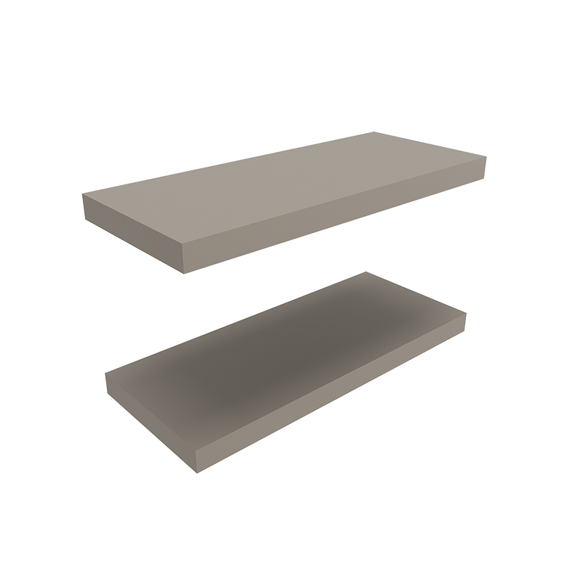 Ecco 31.5" Wide Floating Shelves Set Of 2, Shelves For Wall Decor For Bedroom, Bathroom Storage Shelves, Book Shelves For Living Room