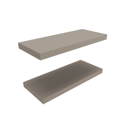 Ecco 31.5" Wide Floating Shelves Set Of 2, Shelves For Wall Decor For Bedroom, Bathroom Storage Shelves, Book Shelves For Living Room