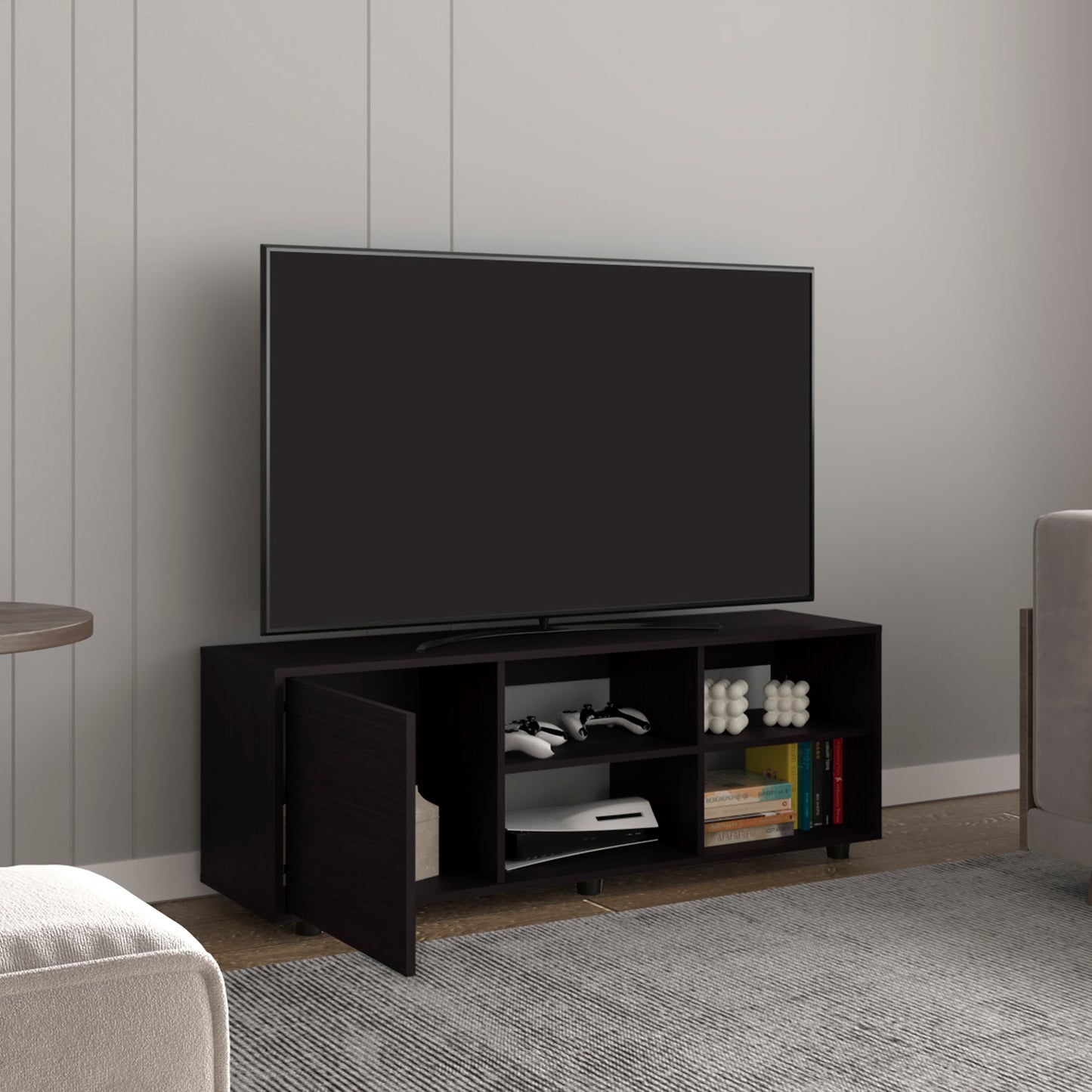 Adel 51" Wide Tv Stand One Door Cabinet