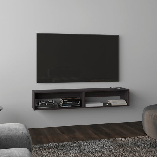 Eco Floating Tv Stand 59" Wide with Two Shelves