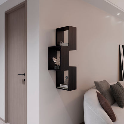 Seyner 3-Cube Wall Shelf, Open Storage and Display Shelves for Living Room Decor or Office Decor