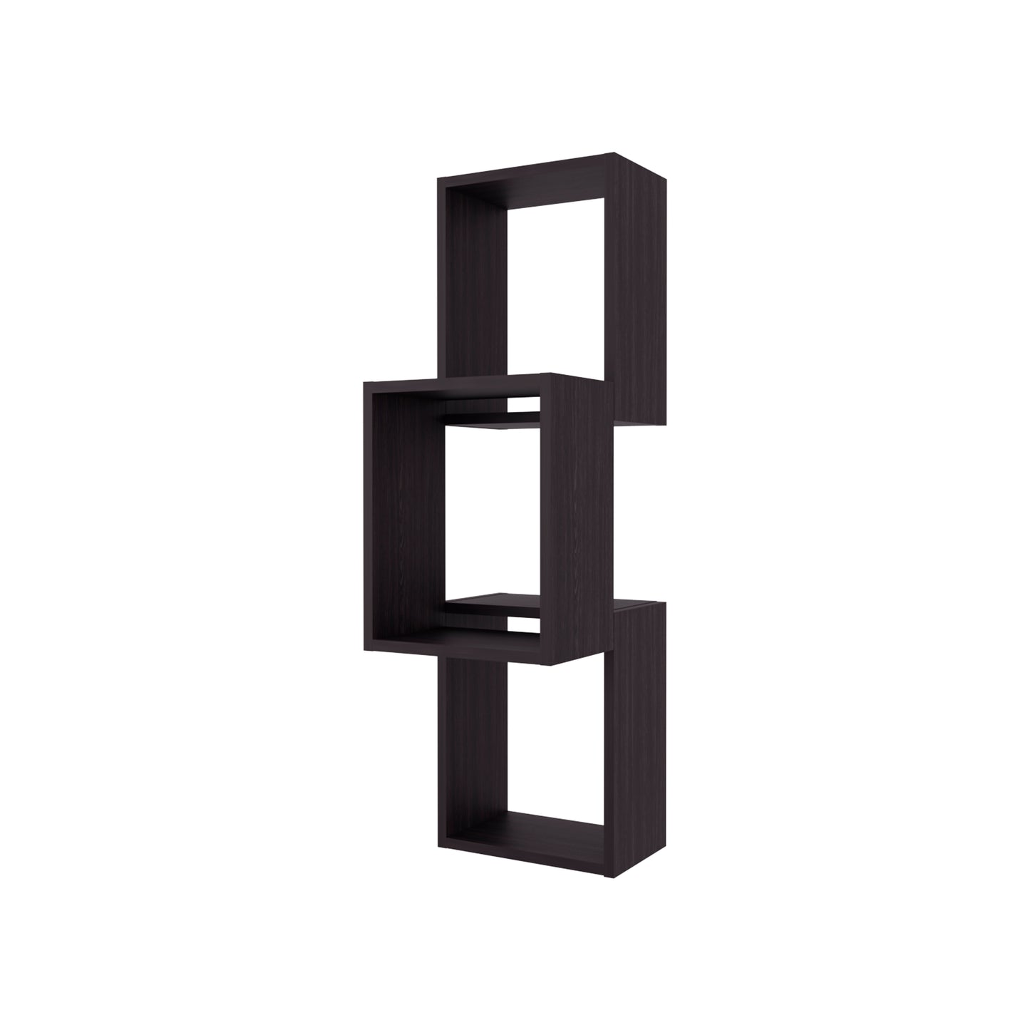 Seyner 3-Cube Wall Shelf, Open Storage and Display Shelves for Living Room Decor or Office Decor