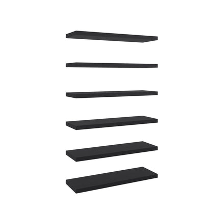 36" x 11" Floating Wall Shelf, Wall-Mounted Display Ledge fo - Wengue