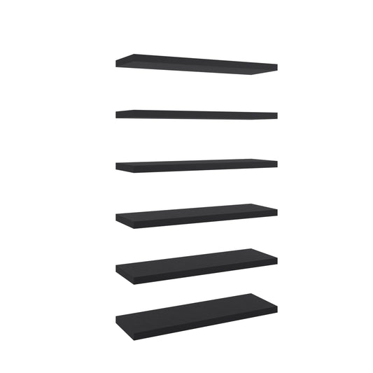 36" x 11" Floating Wall Shelf, Wall-Mounted Display Ledge fo - Wengue
