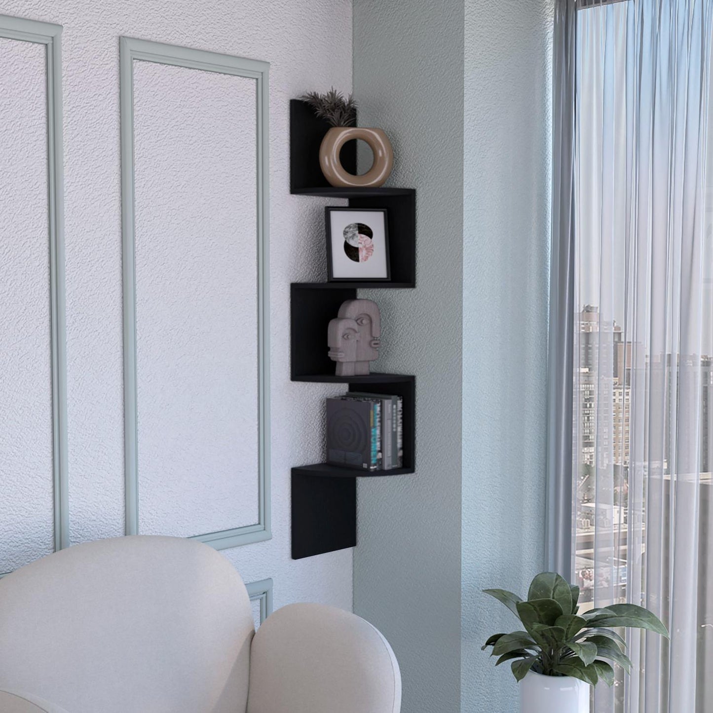 Rosset Corner Floating Shelf