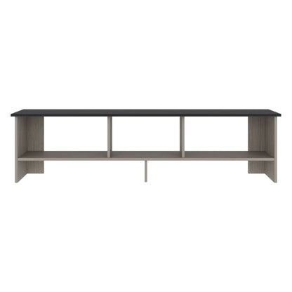 Belga 65" TV Stand with 4 Open Shelves, Modern Media Console for Living Room Entertainment Storage