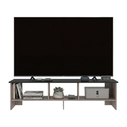 Belga 65" TV Stand with 4 Open Shelves, Modern Media Console for Living Room Entertainment Storage
