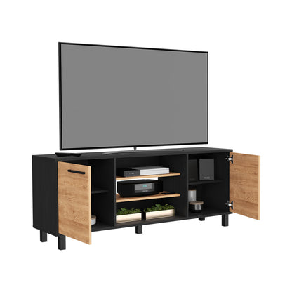 Kaia Tv Stand for TV´s up 55", Four Shelves, Three Shelves