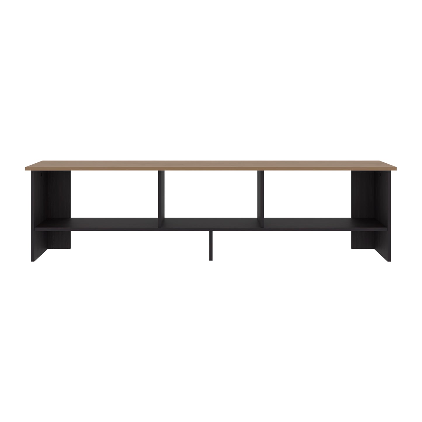 Belga 65" TV Stand with 4 Open Shelves, Modern Media Console for Living Room Entertainment Storage