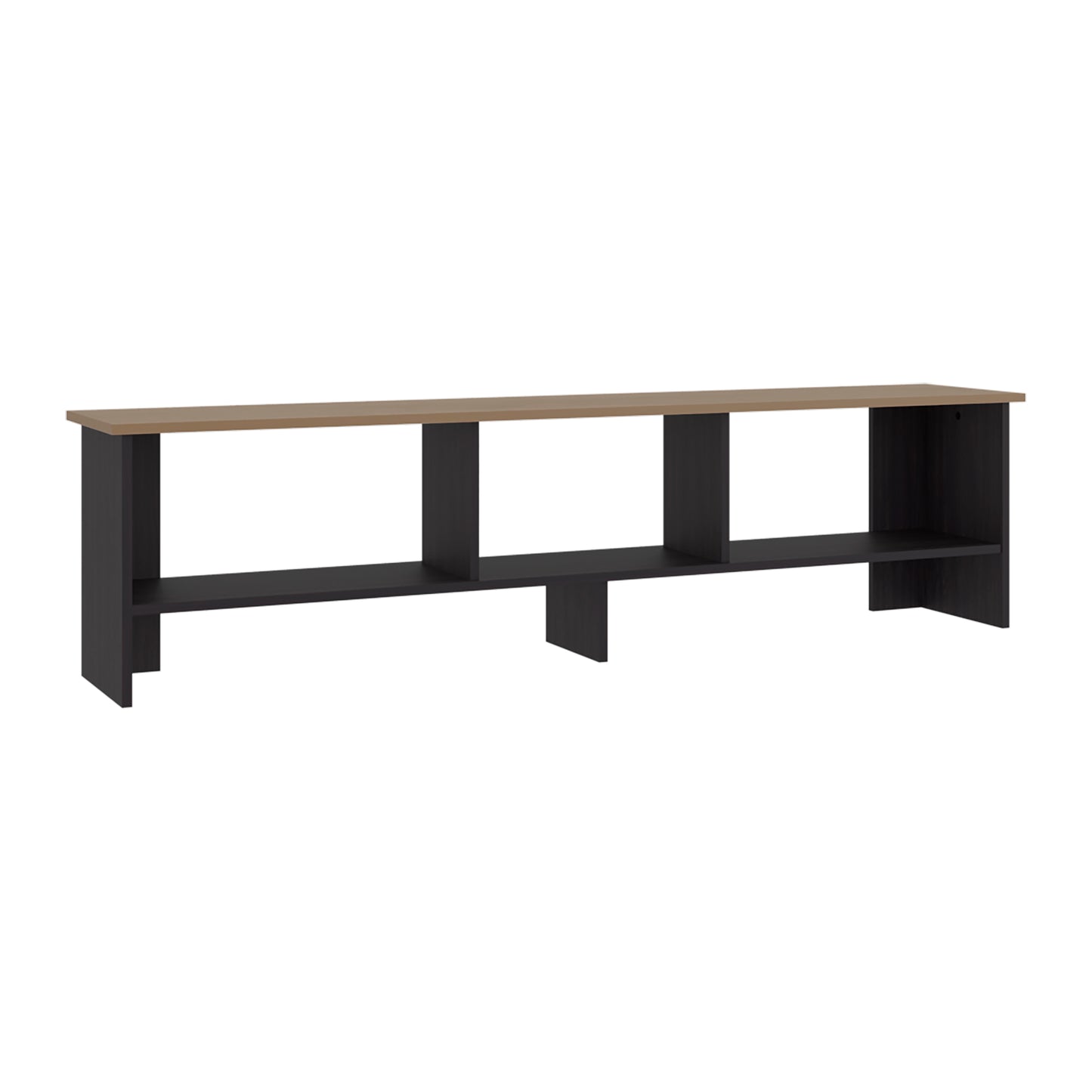 Belga 65" TV Stand with 4 Open Shelves, Modern Media Console for Living Room Entertainment Storage
