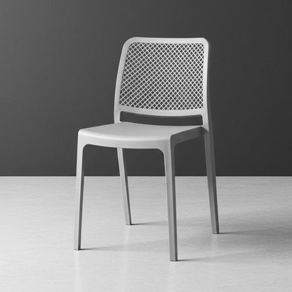 TuHome Manhattan Modern Dining Chair, Sophisticated High-Bac - Grey