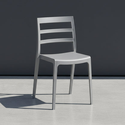 TuHome New York Modern Dining Chair, Contemporary Urban Acce - Dark Grey