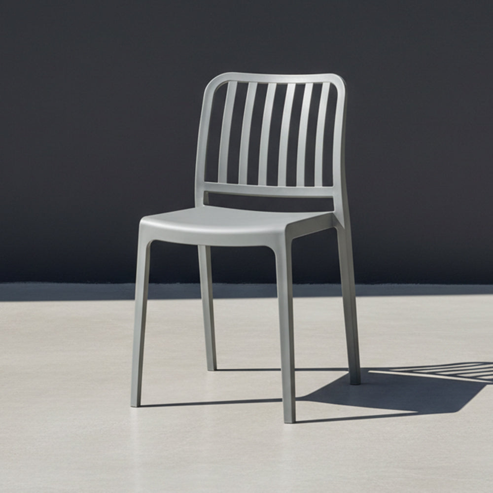 TuHome Brooklyn Industrial Dining Chair, Modern Urban Accent - Dark Grey