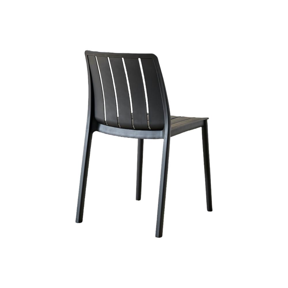 TuHome Alice Modern Dining Chair, Sophisticated High-Back Up - Black
