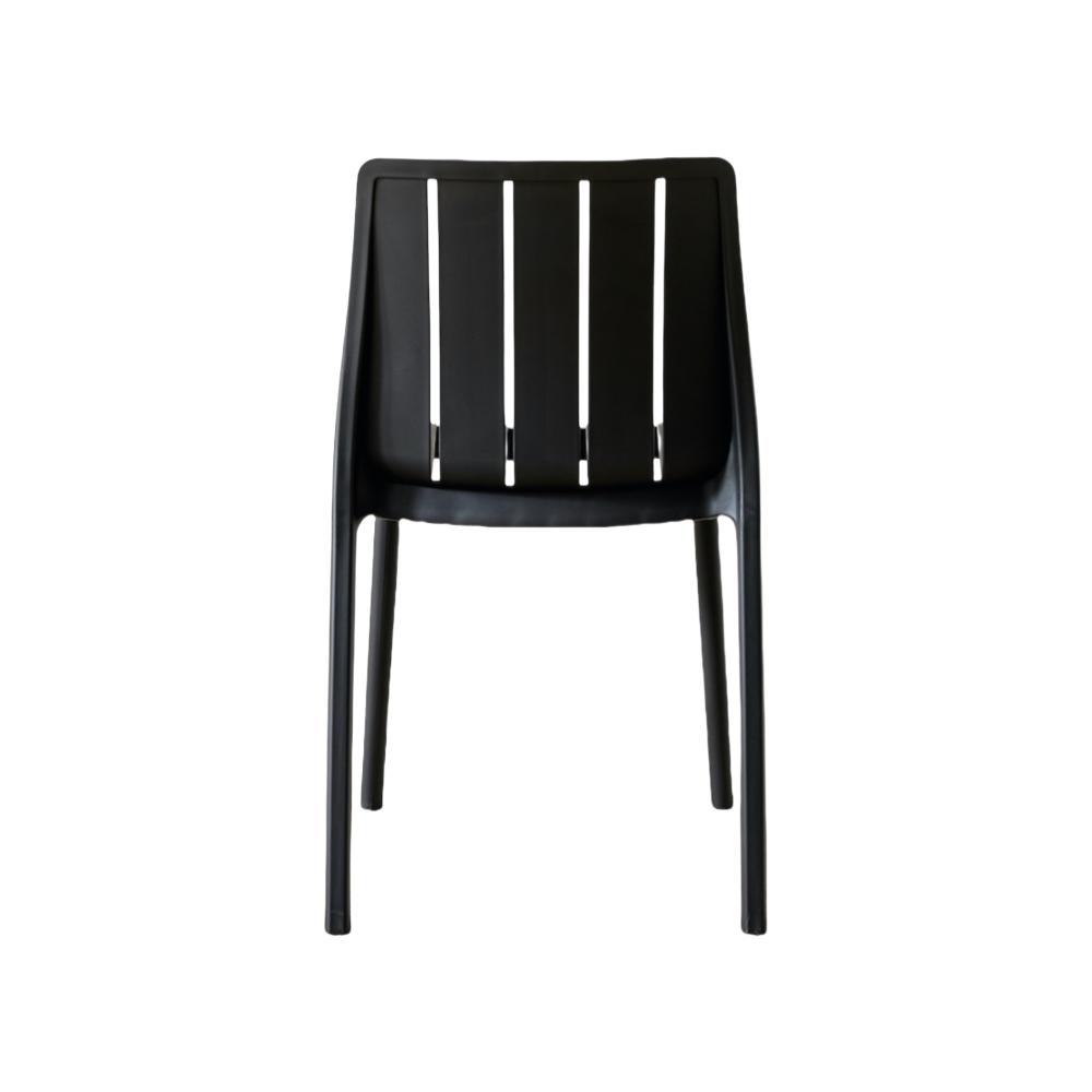 TuHome Alice Modern Dining Chair, Sophisticated High-Back Up - Black