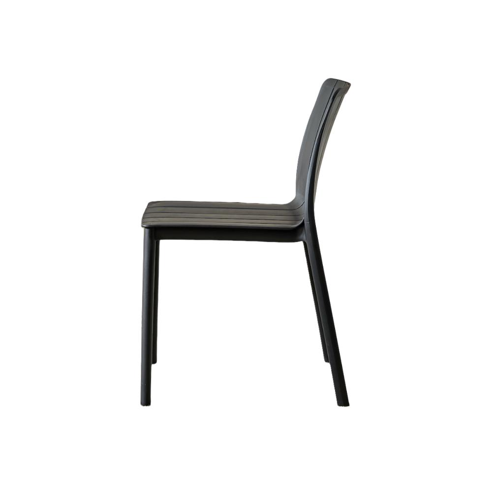 TuHome Alice Modern Dining Chair, Sophisticated High-Back Up - Black