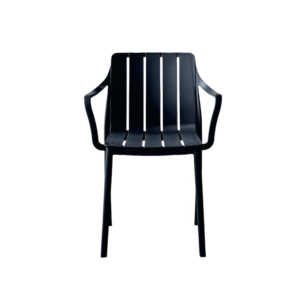 TuHome Alice Modern Dining Chair, Sophisticated High-Back Up - Black