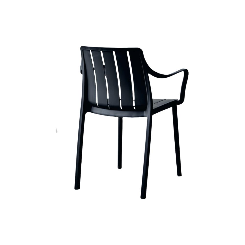TuHome Alice Modern Dining Chair, Sophisticated High-Back Up - Black