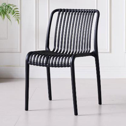 TuHome Terra Modern Dining Chair, Sophisticated High-Back Up - Black