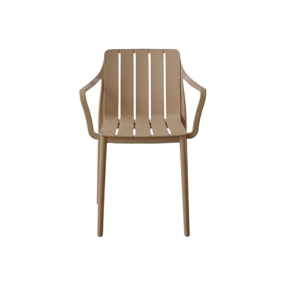 TuHome Alice Modern Dining Chair, Sophisticated High-Back Up - Taupe