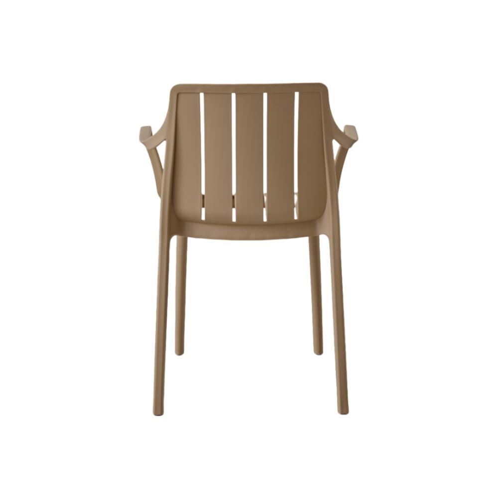 TuHome Alice Modern Dining Chair, Sophisticated High-Back Up - Taupe