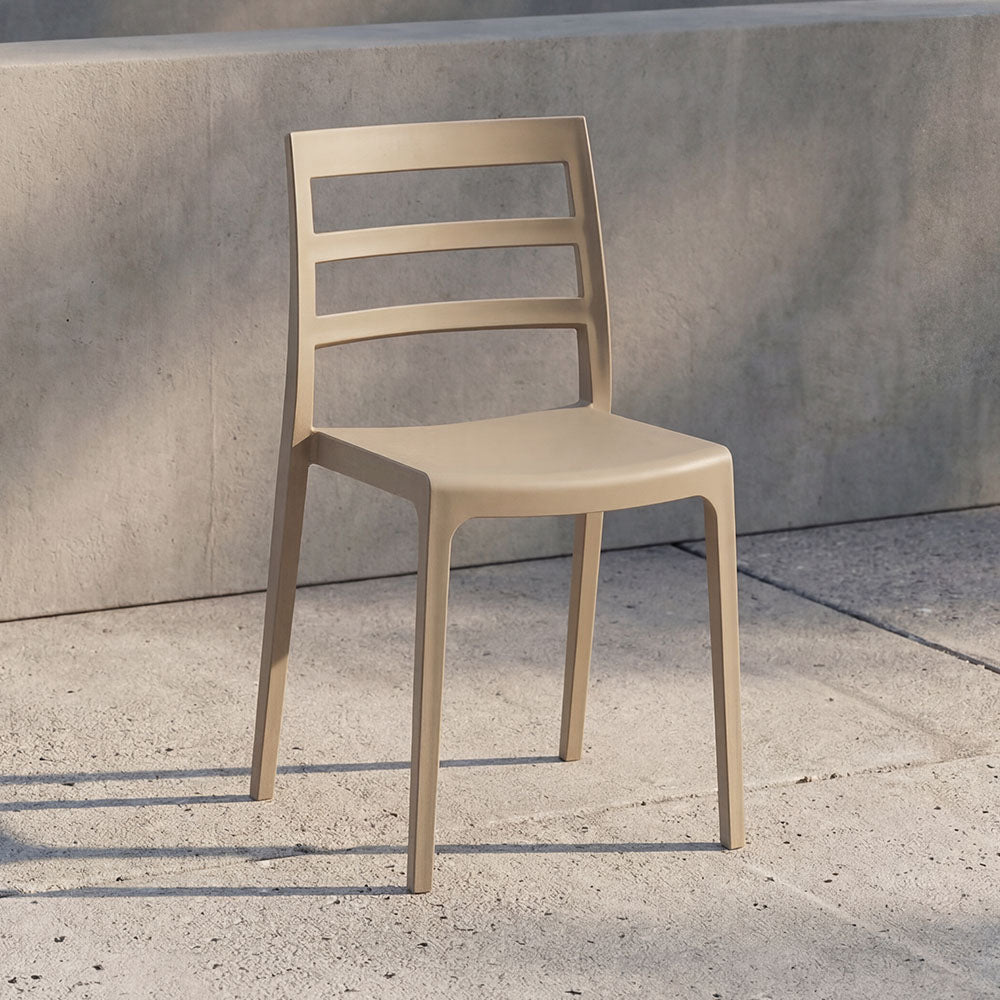TuHome New York Modern Dining Chair, Contemporary Urban Acce - Taupe