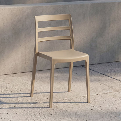 TuHome New York Modern Dining Chair, Contemporary Urban Acce - Taupe