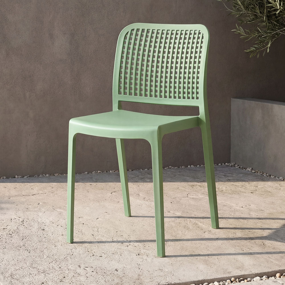 TuHome Bronx Industrial Accent Chair, Modern Urban Dining Ch - Olive
